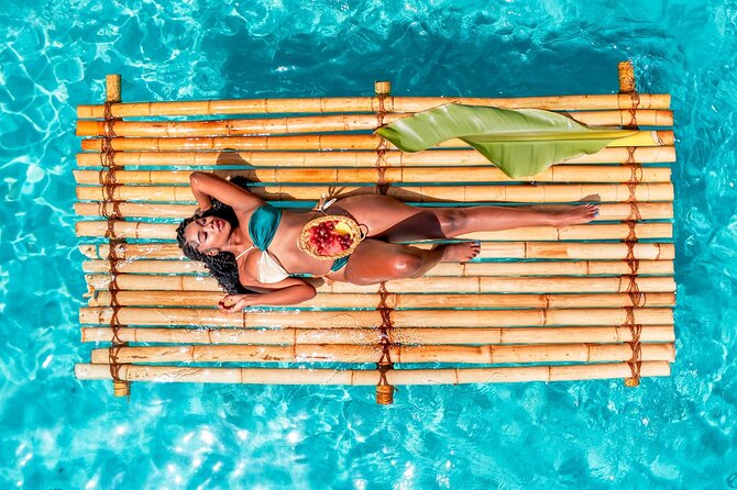 Bamboo Raft Photoshoot + FREE Videos, Shots and Cocktails - Floating Into the Photoshoot at Sint Michiel