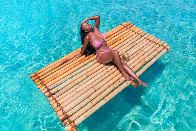 Bamboo Raft Photoshoot + FREE Videos, Shots and Cocktails - Drinks, Fruit, and Props Without Extra Fuss