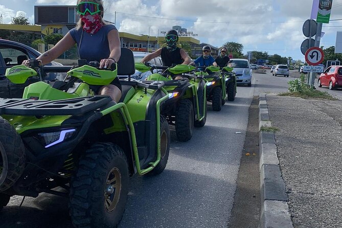 Curacao Atv tour West Adventure - Flamingos near Weg naar St Willibrordus