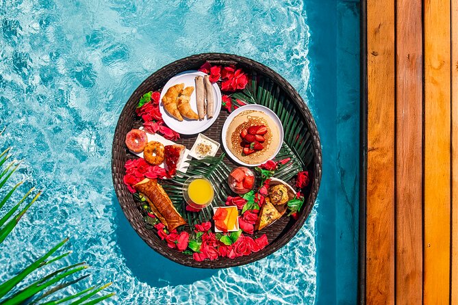Curacao Floating Breakfast Photoshoot free Drone Videos & Mimosas - Adding champagne or wine