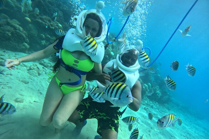Curacao Helmet Diving-Walk the Ocean Floor, No Swimming Required - Walking with fish along the marked route
