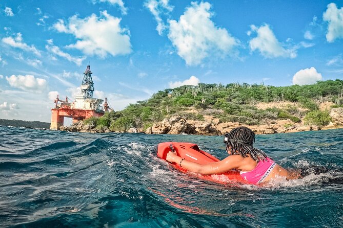 Curaçao Seabob Tugboat Adventure (Andymaxadventures Curaçao) - The famous wall between Tugboat and Directors Bay