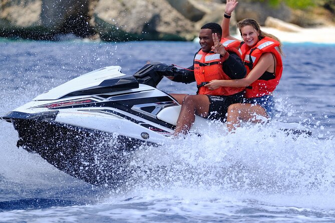 Curacao Snorkel Tour by Jet Ski - Open water brings the excitement