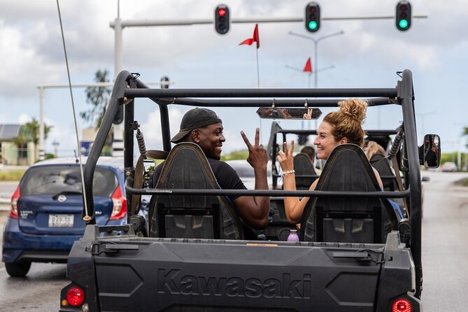 Go West ATV Tour in Curacao - Cooling off at Kokomo Beach