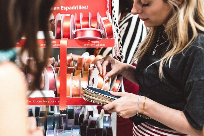 Make Authentic Espadrilles in Curacao - Champagne, photos, and a little celebration