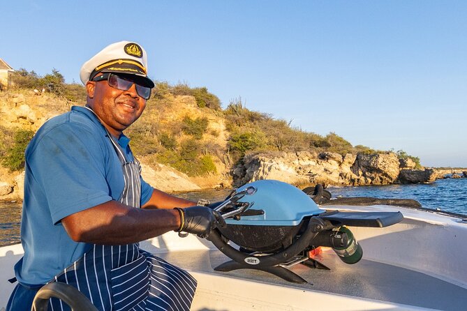 Sunset Boat Trip in the Spanish water and coastline of Curacao - Cruising Spanish Water before sunset
