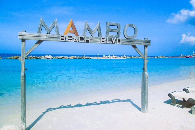 Taste of Curaçao: City Tour, Chobolobo & Mambo Beach - Thirty minutes around the Curaçao sign