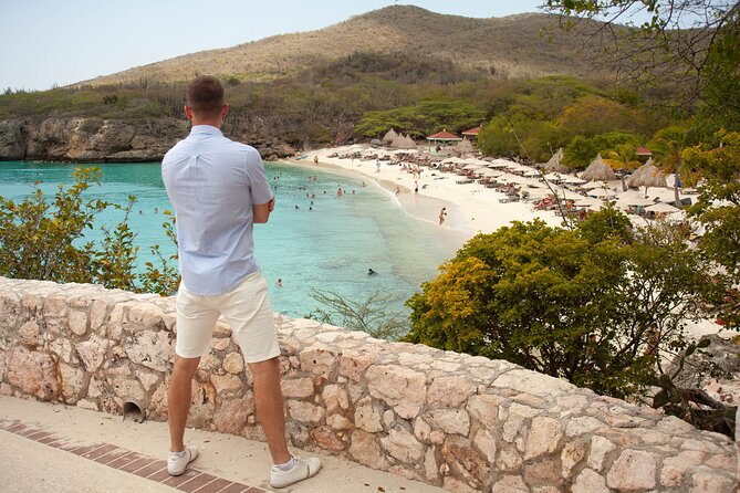 Turtles, Beach and Flamingo in Curacao Private photoshoot Tour - Santa Martha Bay adds a higher viewpoint